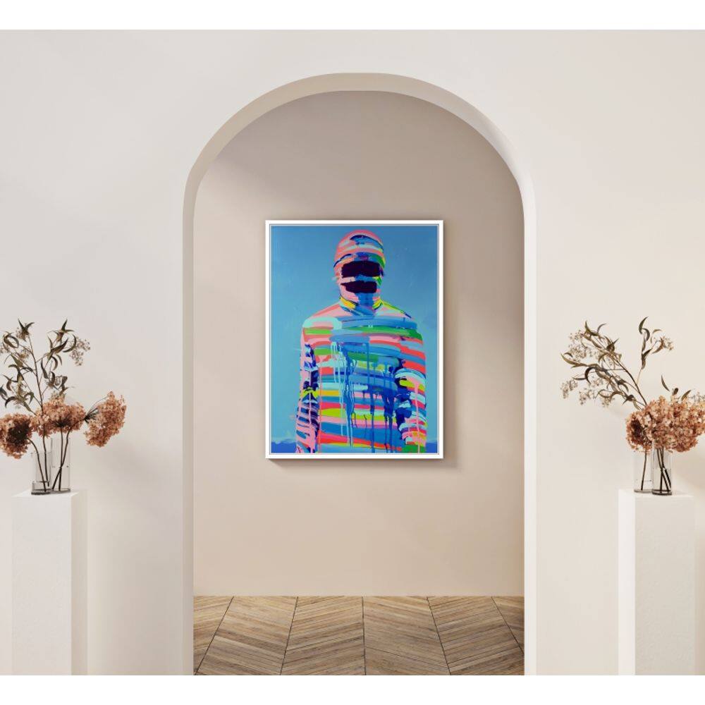 Ecos de identidade - 50 x 70 Caixa (canvas)