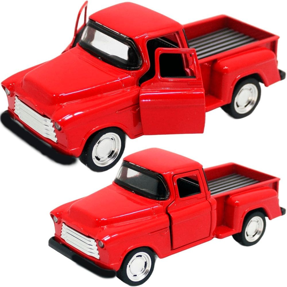Caminhonete Vermelho Miniatura Metal Colecionável À Fricção