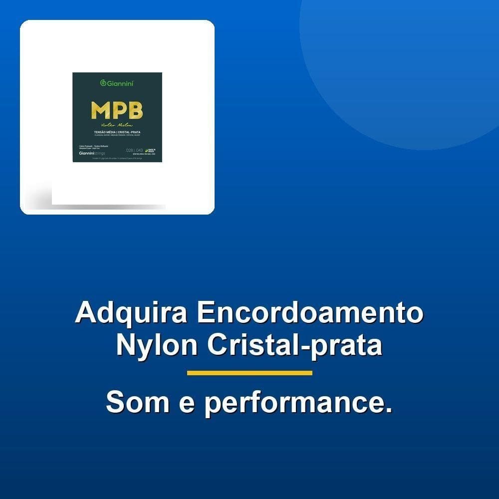 Encordoamento Violão Nylon Cristal-prata S- Bolinha