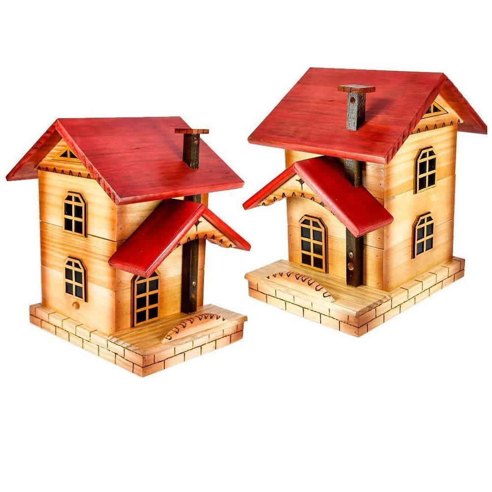 Kit 2 Caixas De Abelha Asf Delenha Decor Sem Ferrão