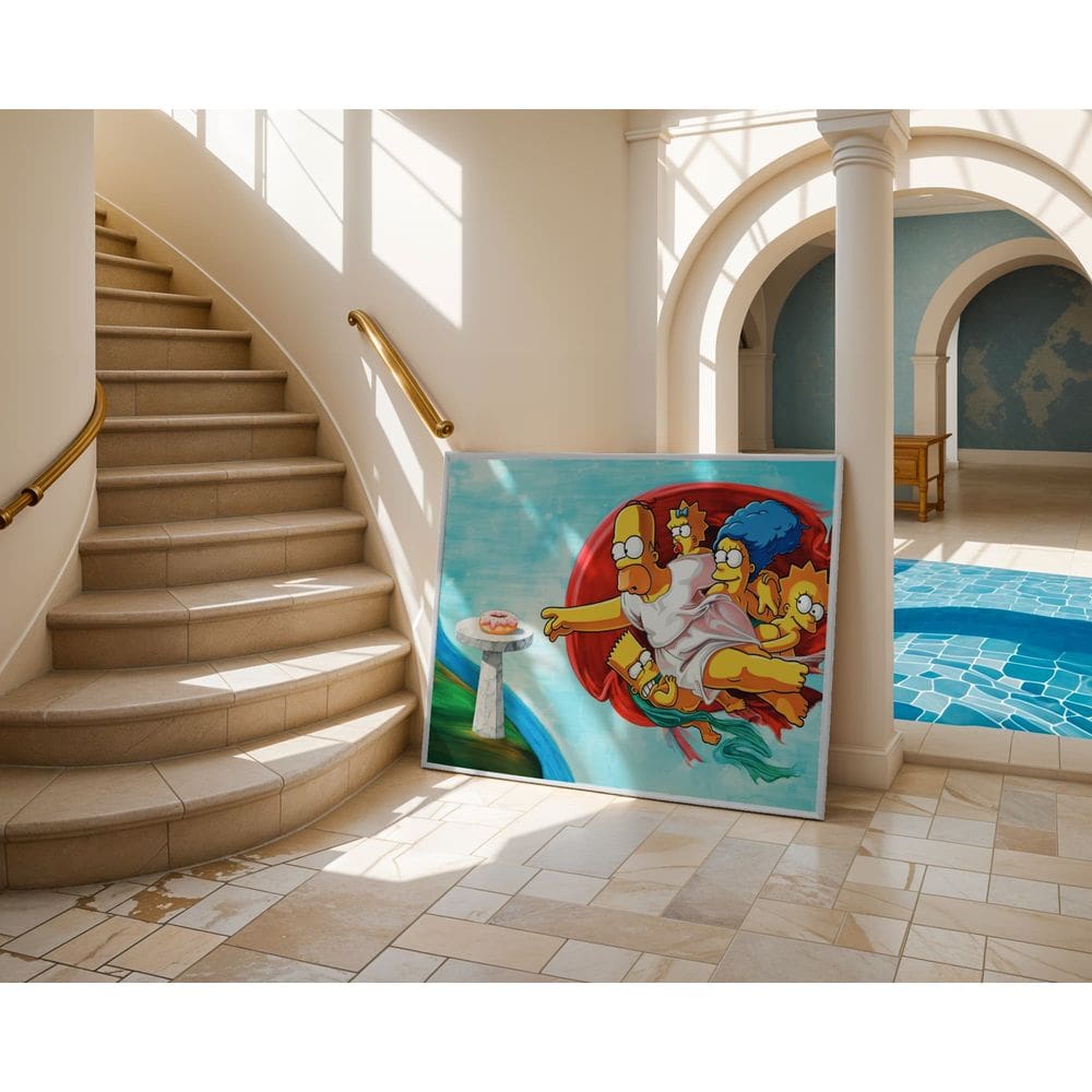 A luta pela sobremesa - 80 x 50 Caixa (vinil)