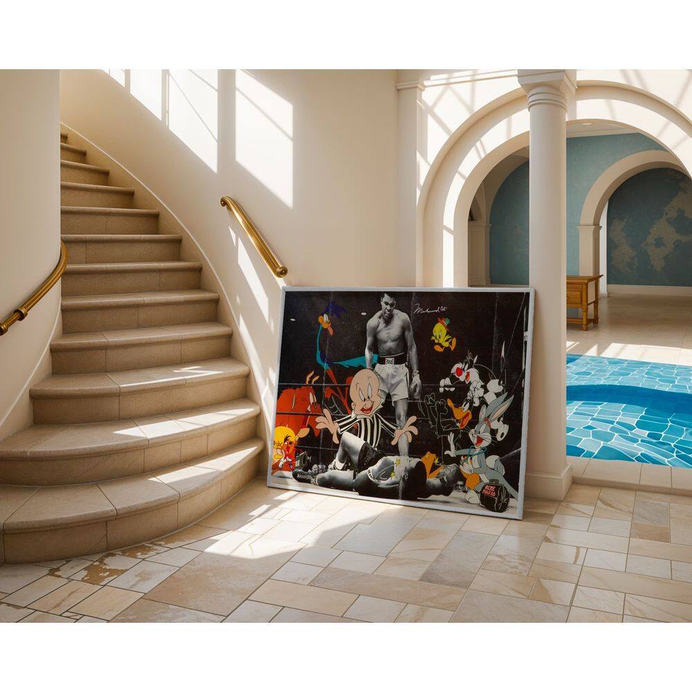 Looney Tunes em ação - 70 x 50 Caixa (canvas)