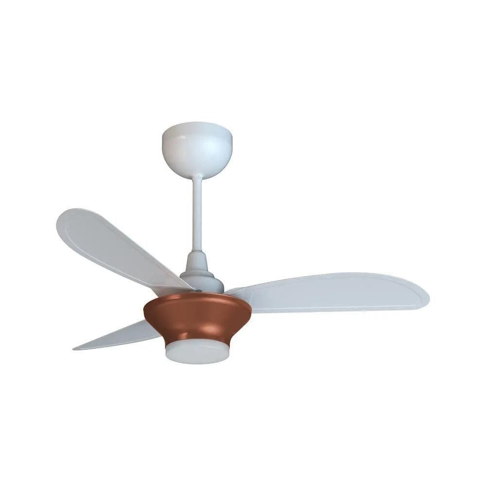 Ventilador De Teto Mistral Inverter Branco E Bronze-ventisol