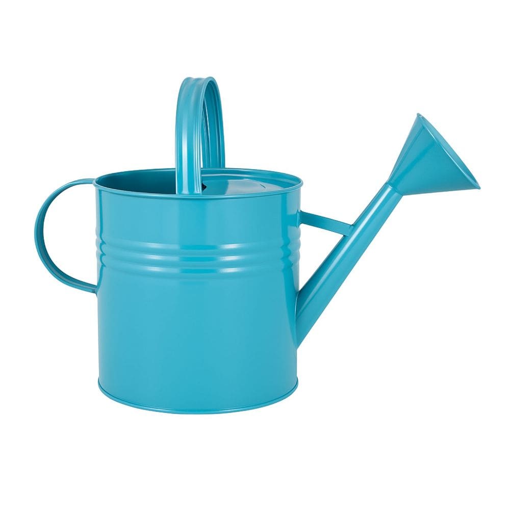 Regador Azul Galvanizado 10 Litros - Alta Durabilidade Uso Doméstico e Decoração SF11