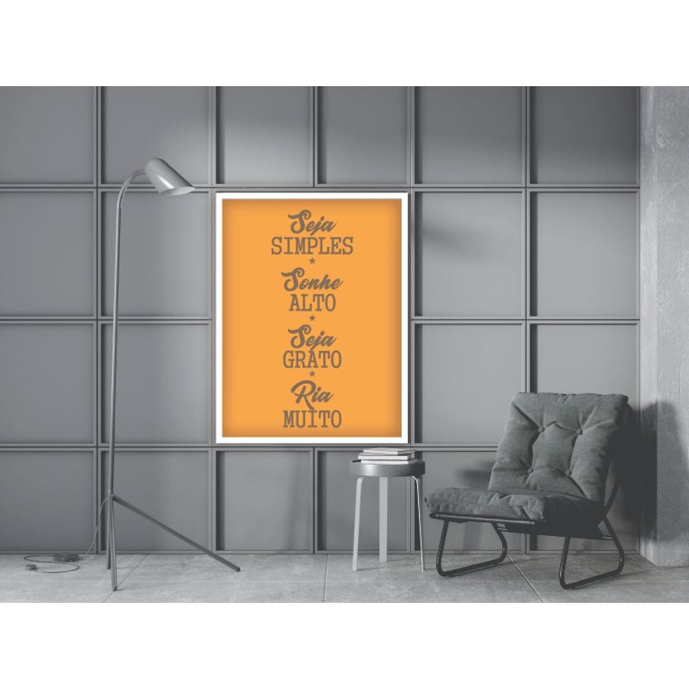 Seja simples - 20 x 30 Caixa (vinil)