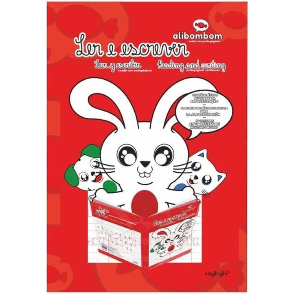 Ler E Escrever Caderno Alibombom - Pautas Numeradas 123X