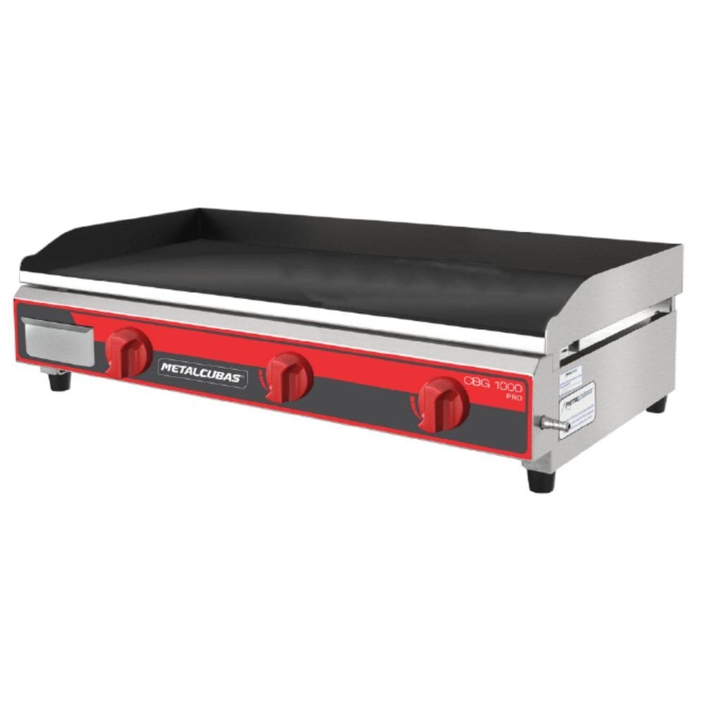 Chapa Metalcubas Bifeteira Inox Cbg 1000 Pro Gás
