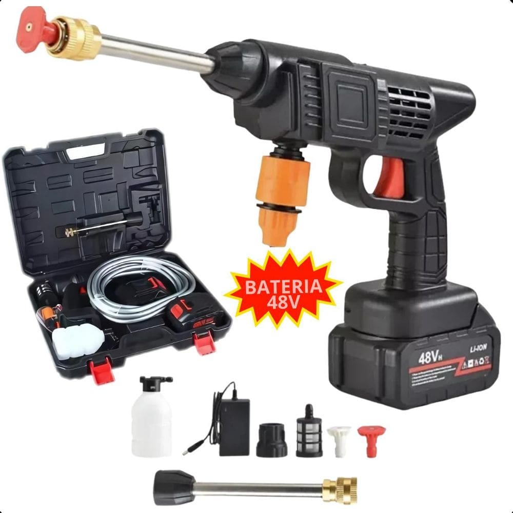 Lava Jato Recarregável Portátil Para Superfícies