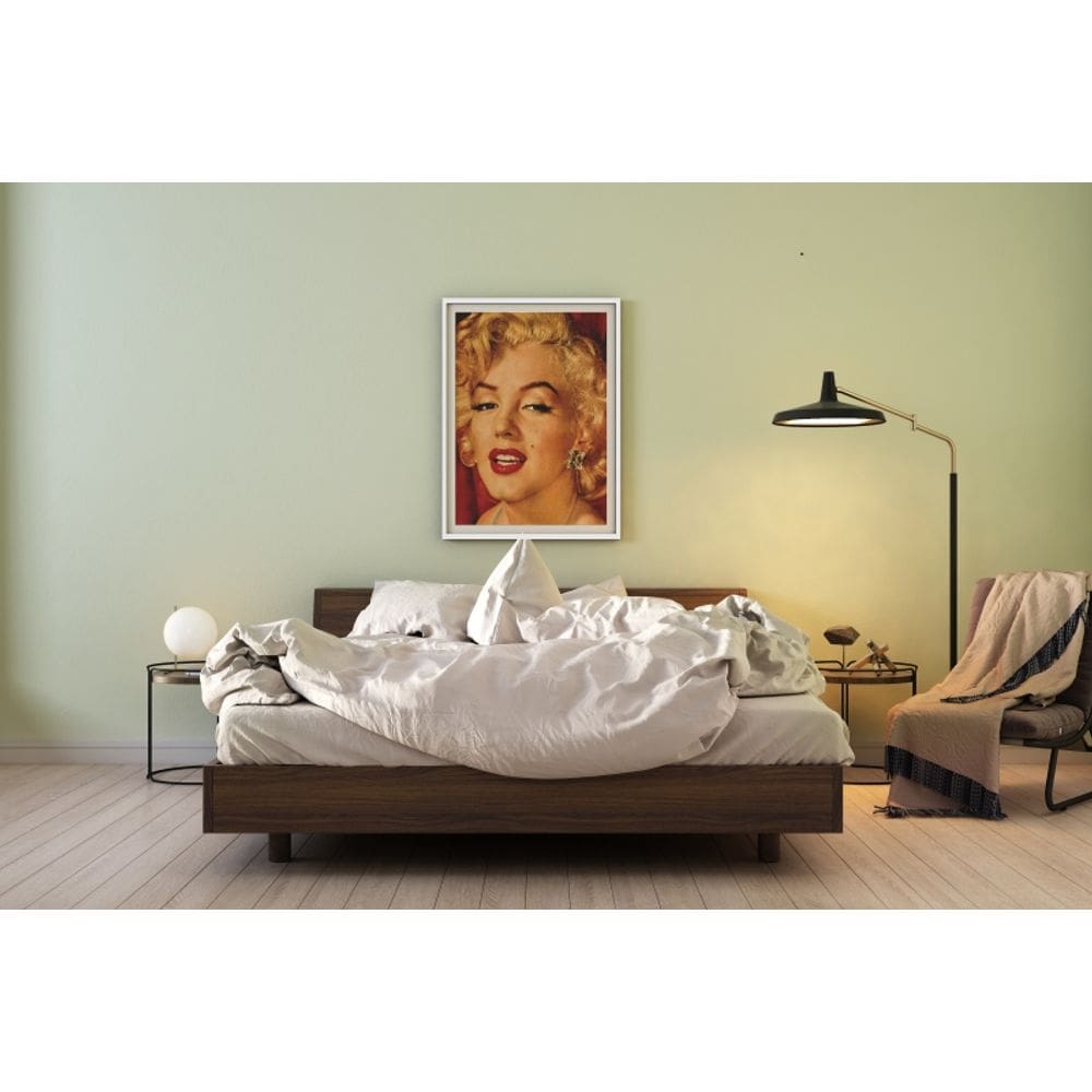 Sonhos em lábios vermelhos - 60 x 40 Caixa (canvas)