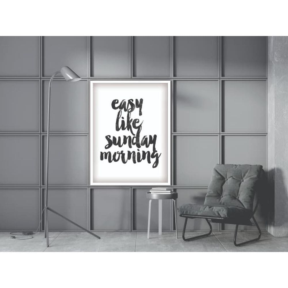 Easy like sunday morning - 20 x 30 Caixa (canvas)