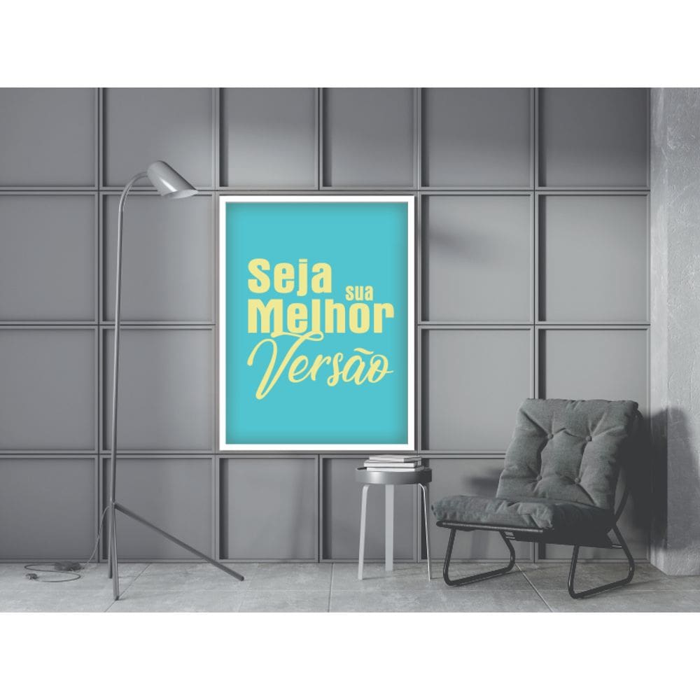 Seja sua melhor versão - 20 x 30 Caixa (vinil)