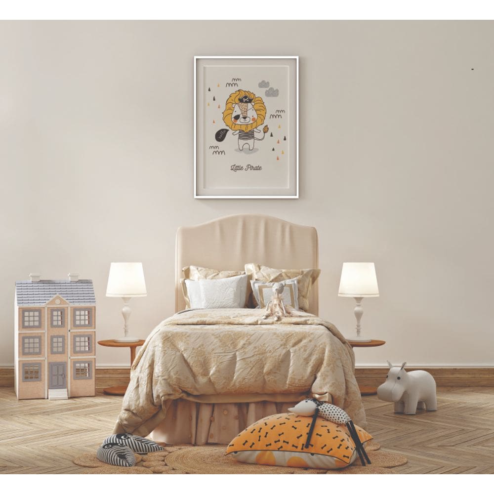 Capitão juba dourada - 20 x 30 Caixa (canvas)