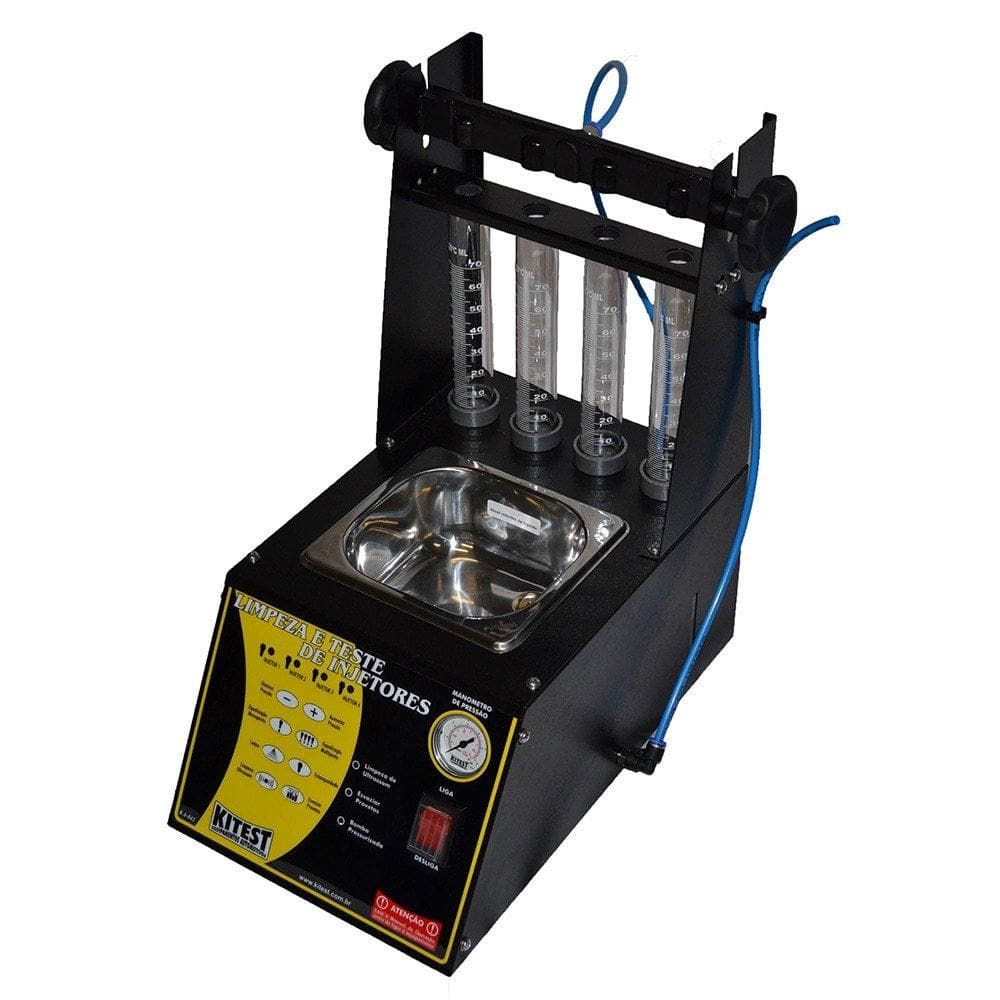 Máquina de Limpeza e Teste de Injetores com Cuba de 1 Litro