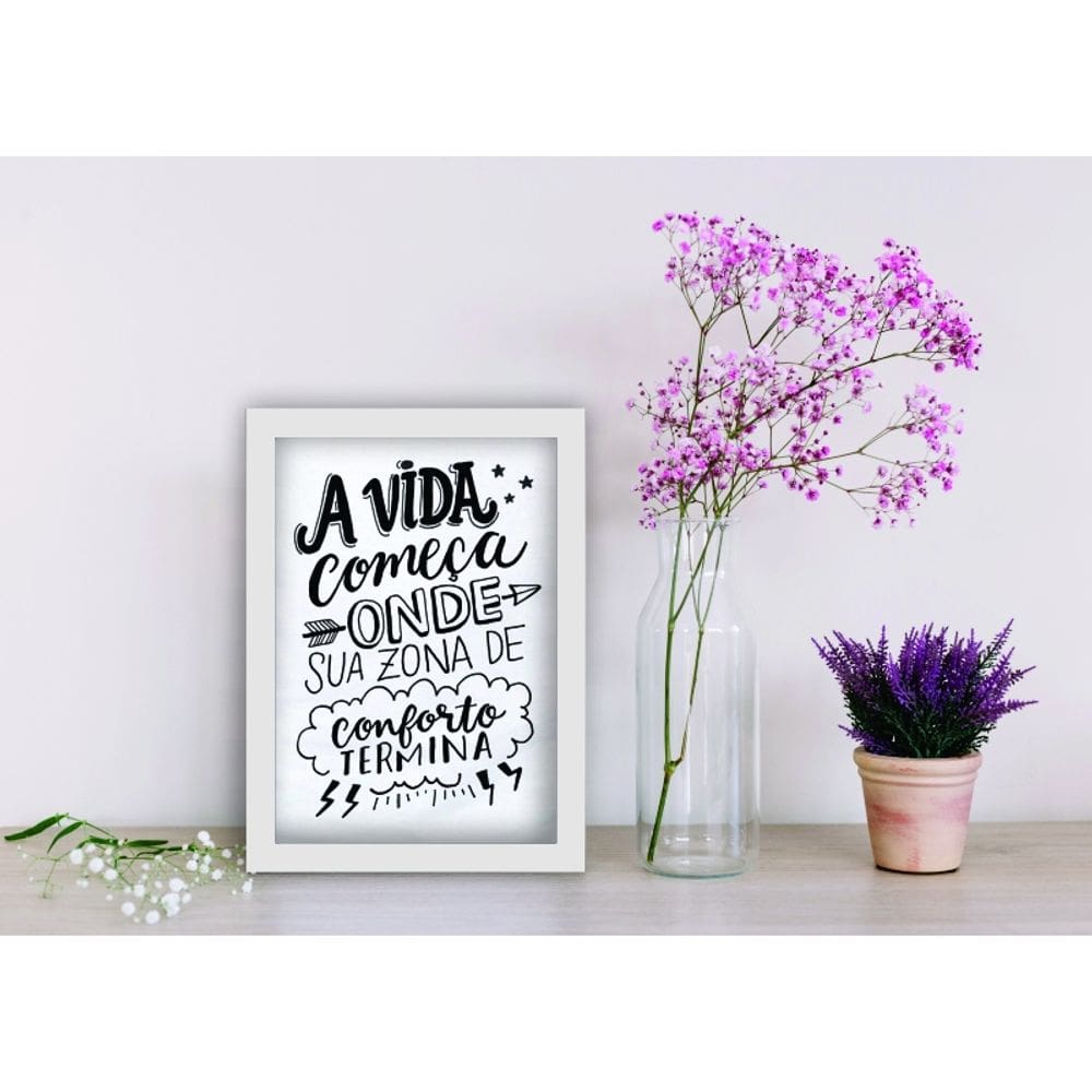 Zona de conforto - 20 x 30 Caixa (canvas)