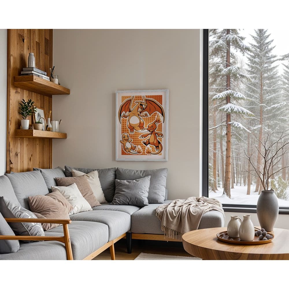 Charmander - 30 x 40 Baixa (vinil)