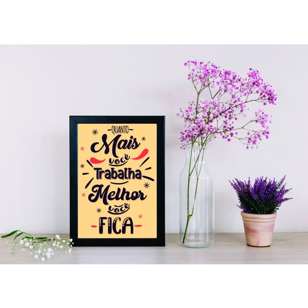 Trabalhe! - 20 x 30 Baixa (vinil)