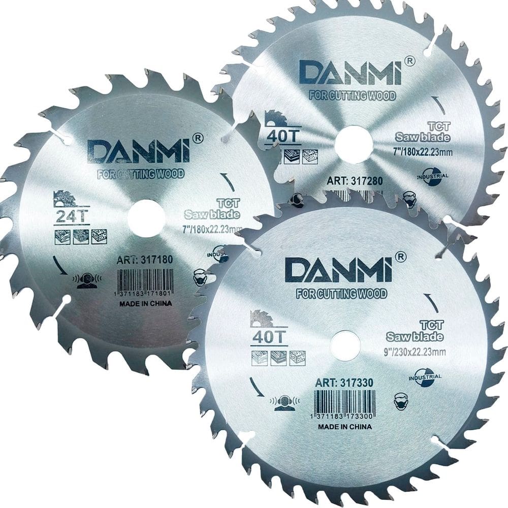 Kit 3 Lamina Disco De Corte Aço Prata Circular 180/180/230mm