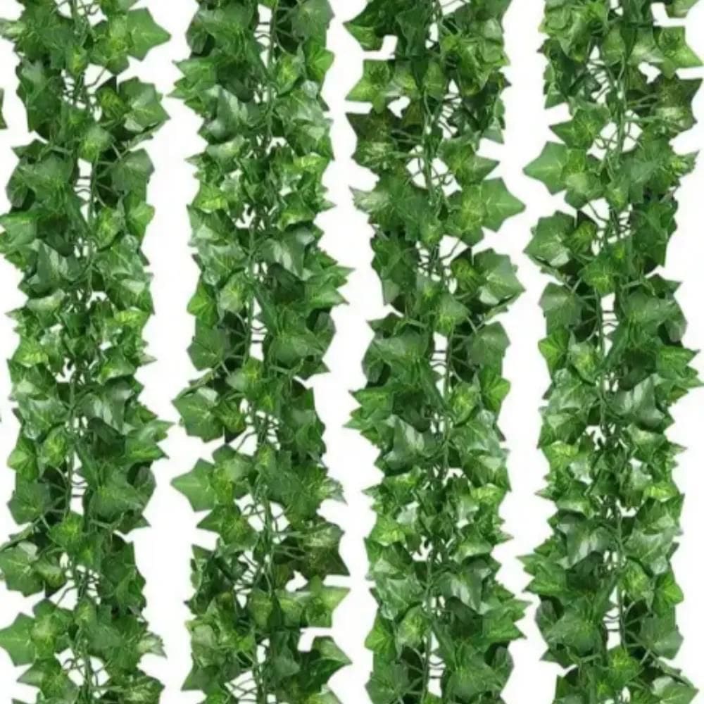 2X 12 Heras Planta Jardim Vertical Kit 24 Metros Toque Real