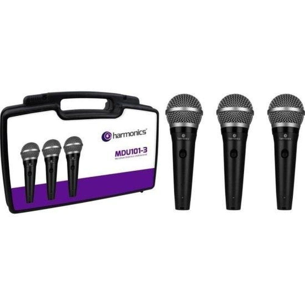 Kit Microfone Harmonics Mdu101 3 Microfones