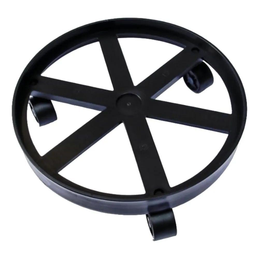 2X Suporte Com Rodinha Botijão De Gás Vasos Plantas 55Kg Pre