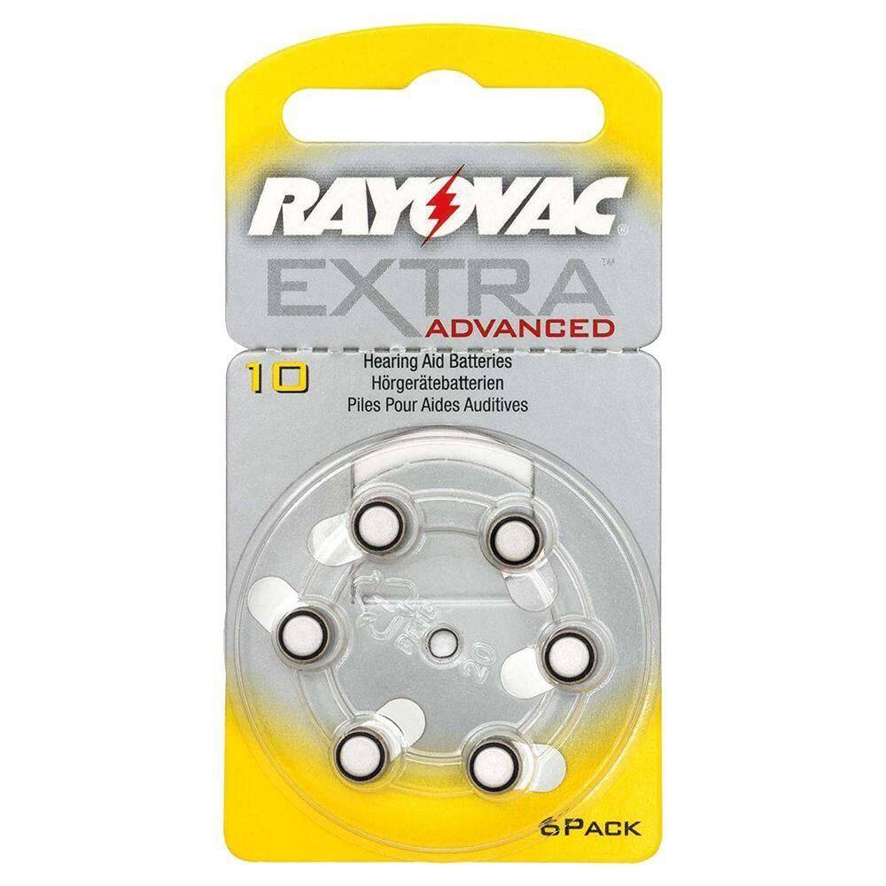 Pilha Auditiva Rayovac Sem Mercúrio Tamanho 10 Com 6 L10-6lazm