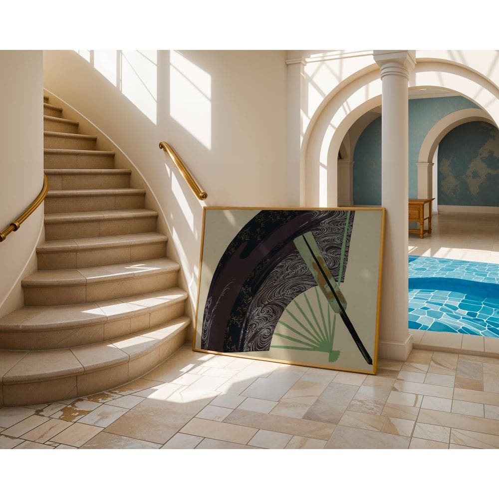 Leque silencioso - 60 x 90 Caixa (canvas)