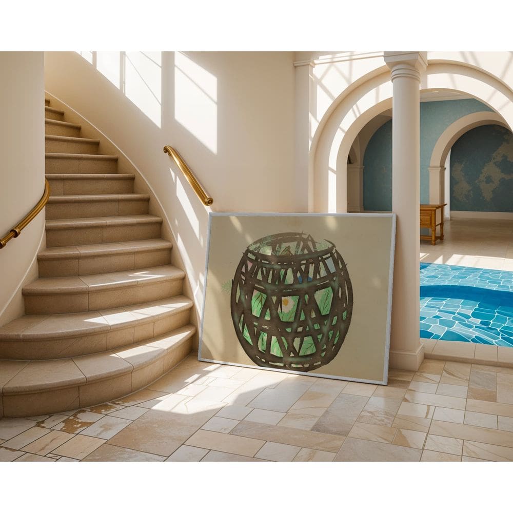 Cesta de primavera - 60 x 90 Caixa (vinil)