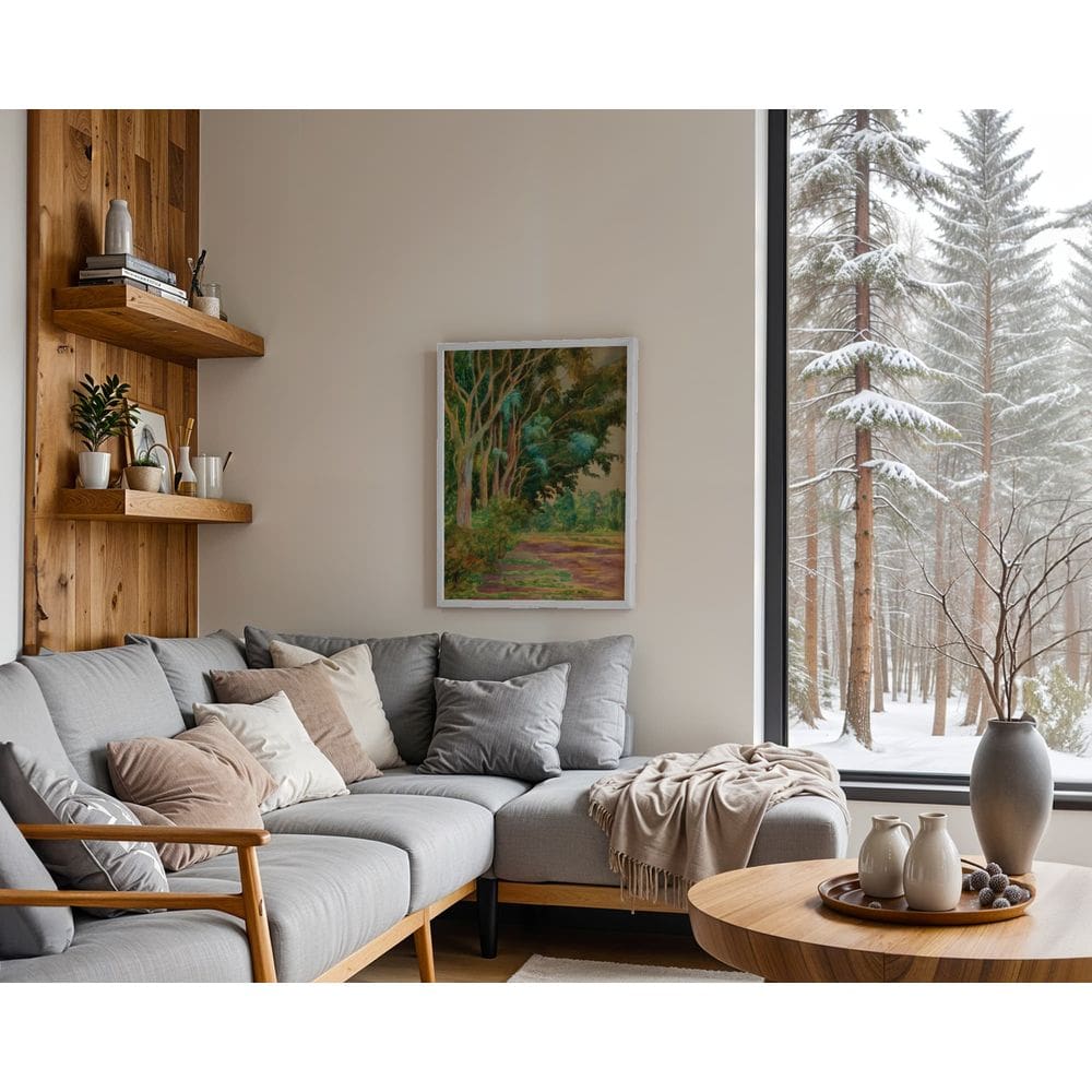 Cercado de natureza - 70 x 50 Caixa (canvas)