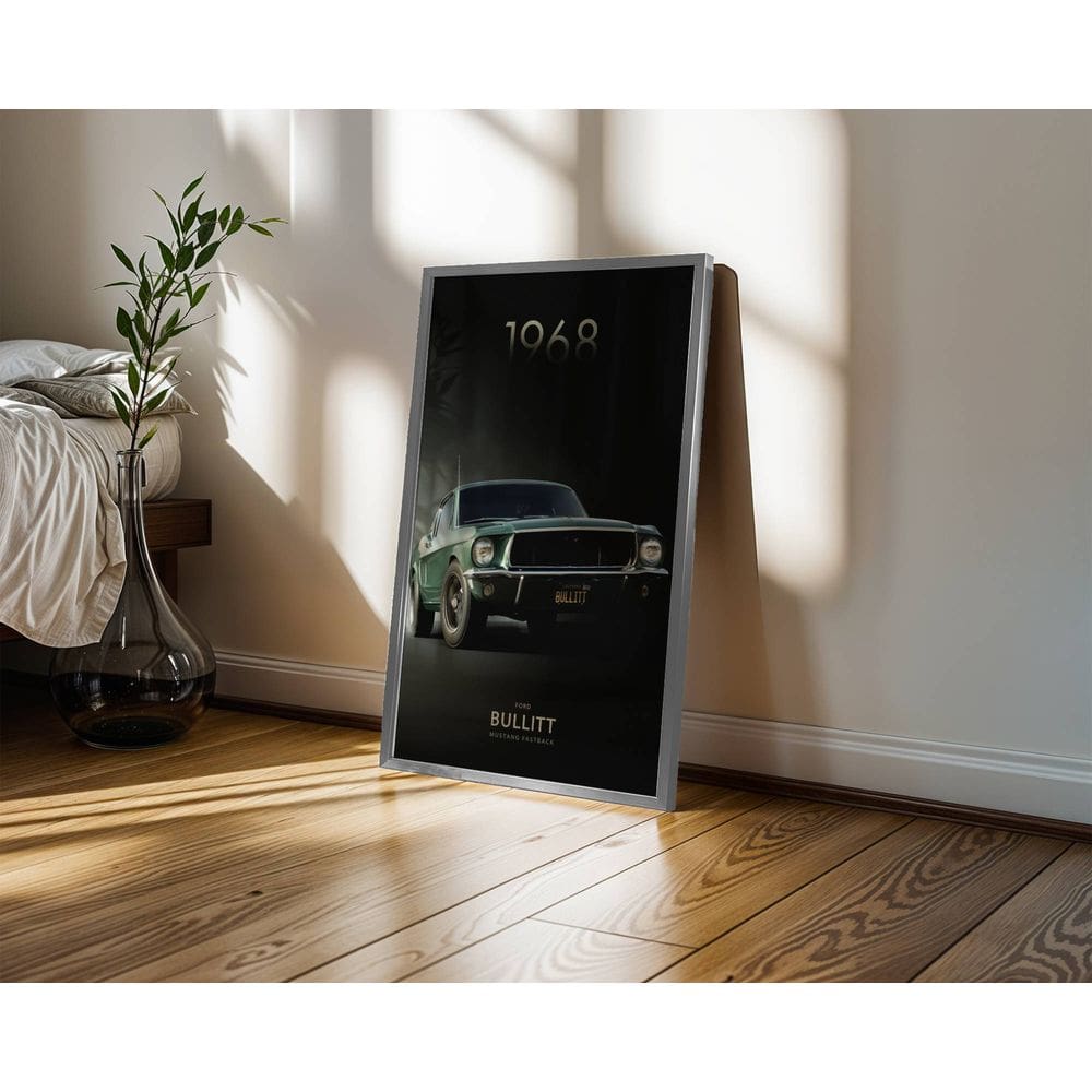 Ford Mustang Bullitt fastback 68 - 50 x 70 Caixa (vinil)