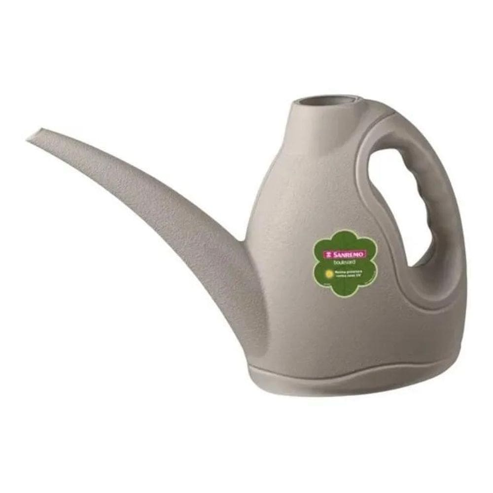 2X Regador Plastico Sanremo Bico Fino 2 Litros Plantas E Jar