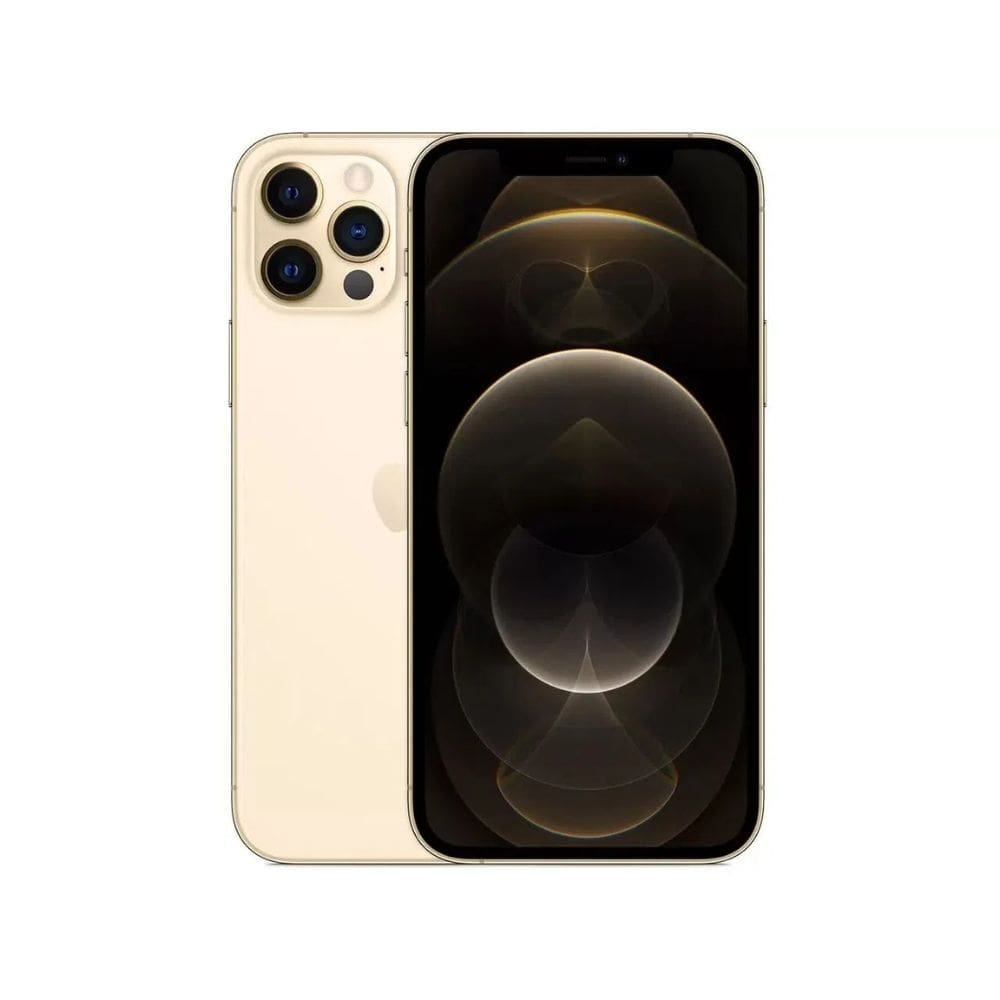 Usado: Iphone 12 Pro Max 128 GB Gold - Sem Face Id / Touch Id