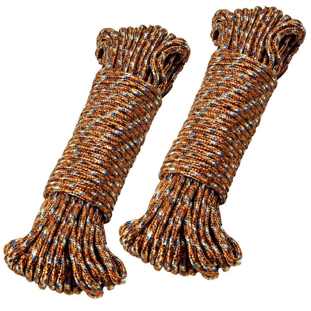 Kit 6 Cordas Para Varal Trançada Reforçada Poliéster 7mm 15M