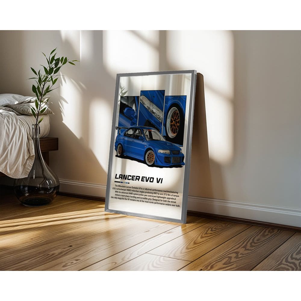 Lancer Evo VI - 50 x 70 Caixa (canvas)