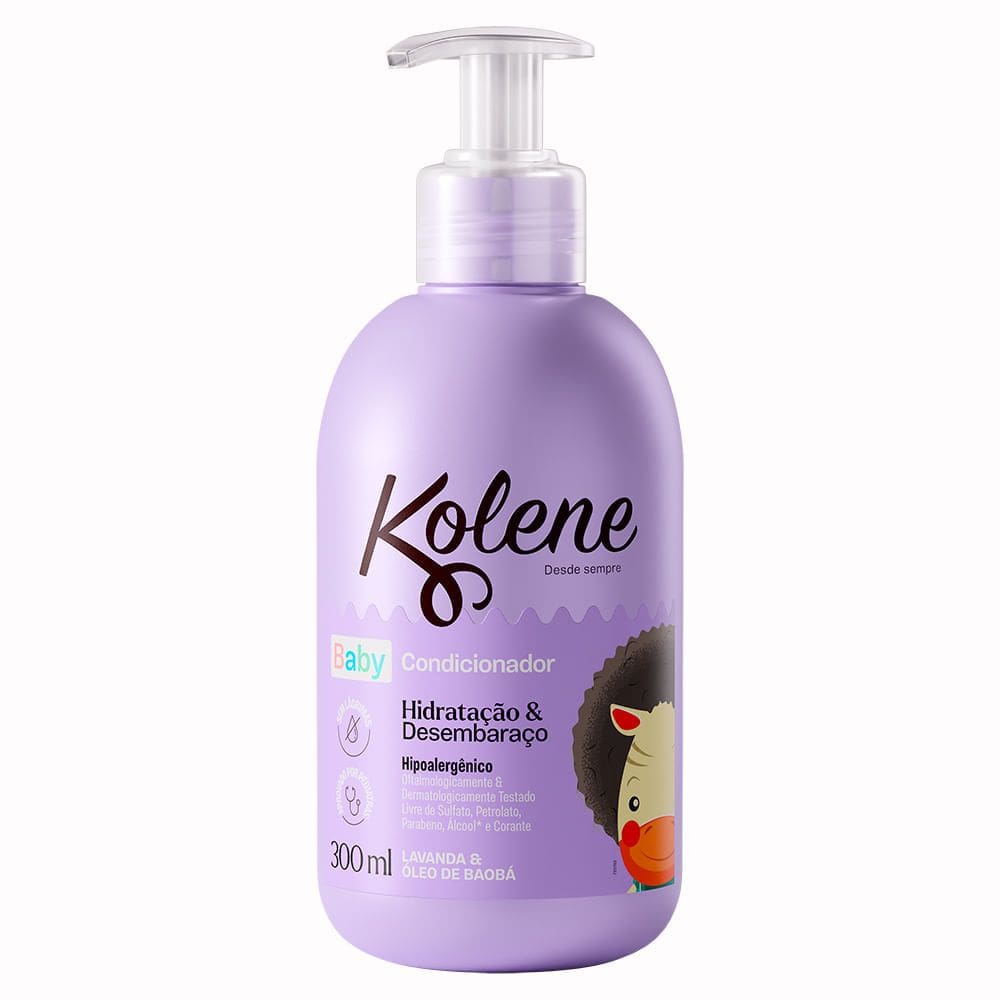 Condicionador Kolene Baby Hidratação & Desembaraço Lavanda & Oleo de Baobá 300ml