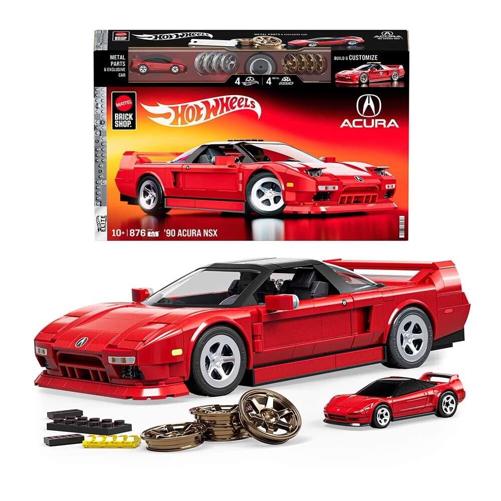 Blocos de Montar - Hot Wheels - Acura NSX 90 - Mattel Brick