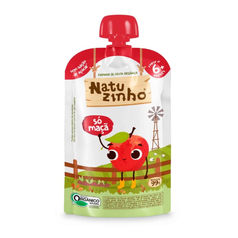 Papinha Natuzinho Maçã 99g
