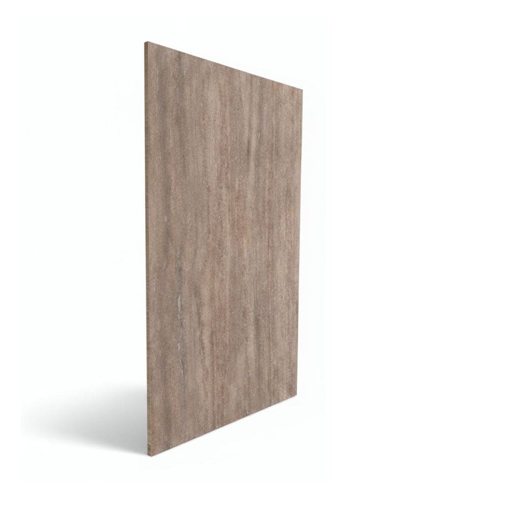 Revestimento Pedra Natural Travertino Romano 0,3cm 120x60cm Ydècory Bege