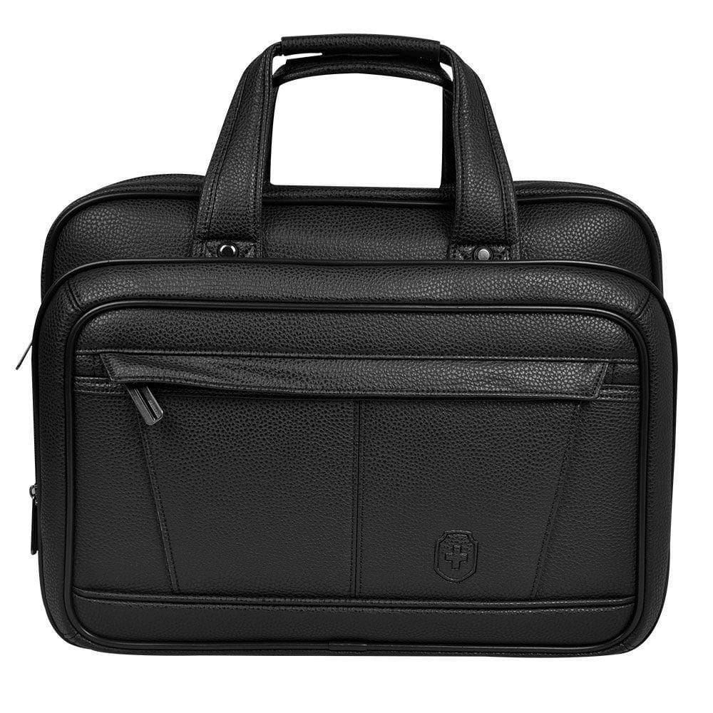 Pasta De Trabalho Executiva Para Notebook Com Divisórias Reforçadas Impermeável Em Poliuretano - Old - Yin`s Ys34006