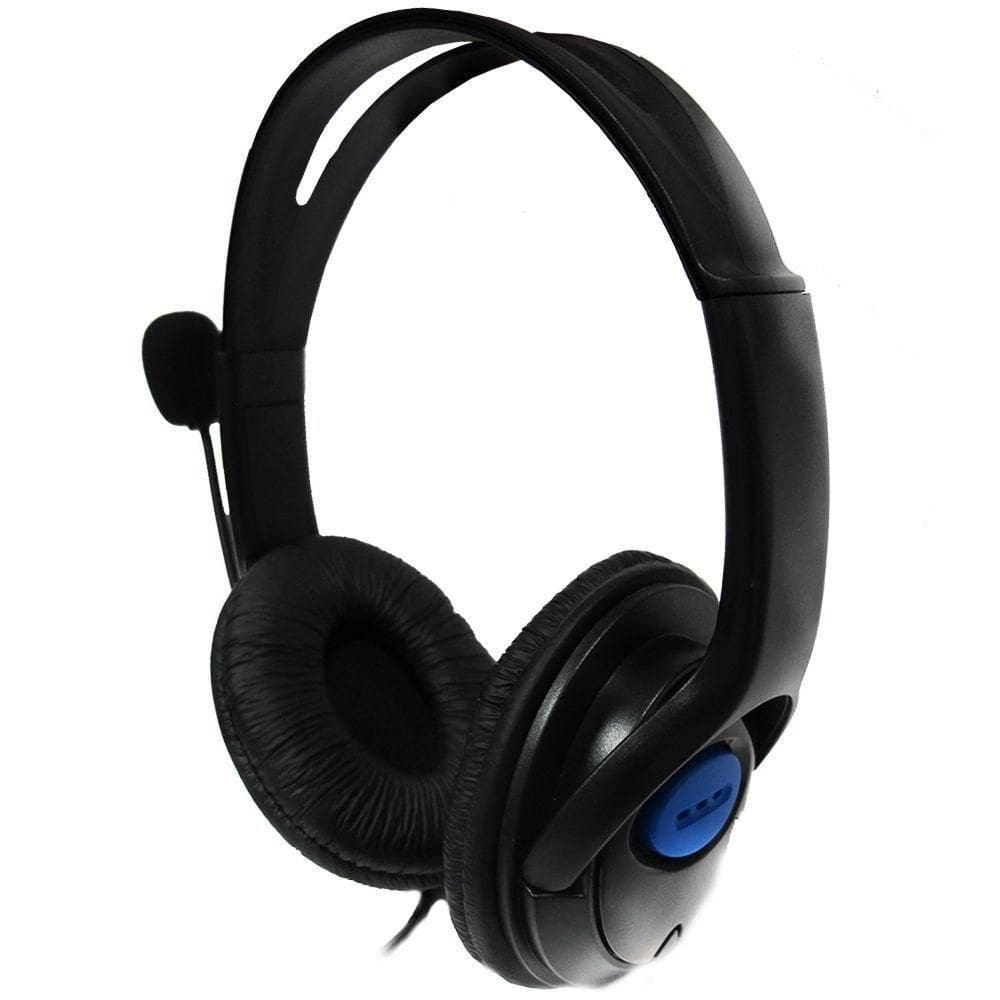 Fone De Ouvido Headset Estéreo Para Ps4 Com Microfone