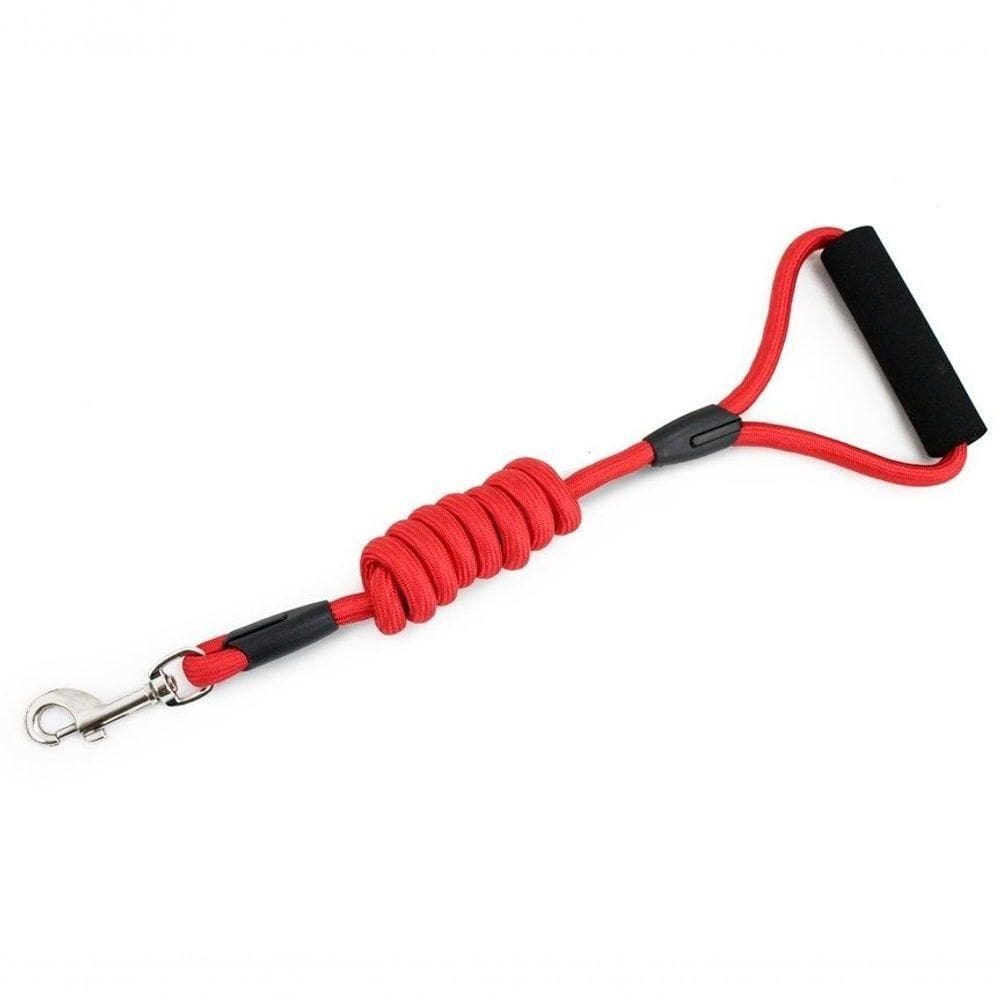 Guia Para Coleira Petguia P/ Coleira Com Apoio Emborrachado Pet Vermelho