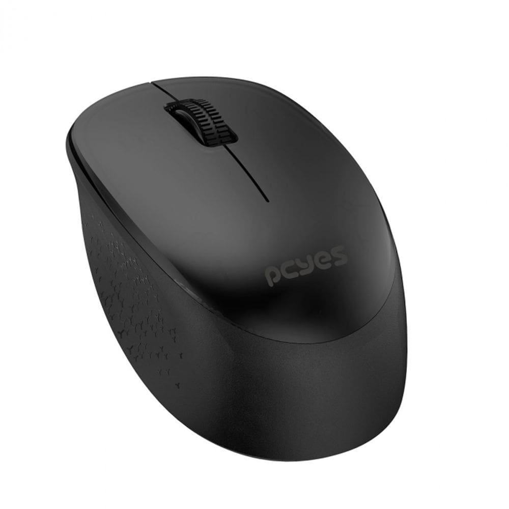Mouse Sem Fio Mover Black 1600Dpi - Wireless 2.4Ghz - Silent Click - Pmmwscb