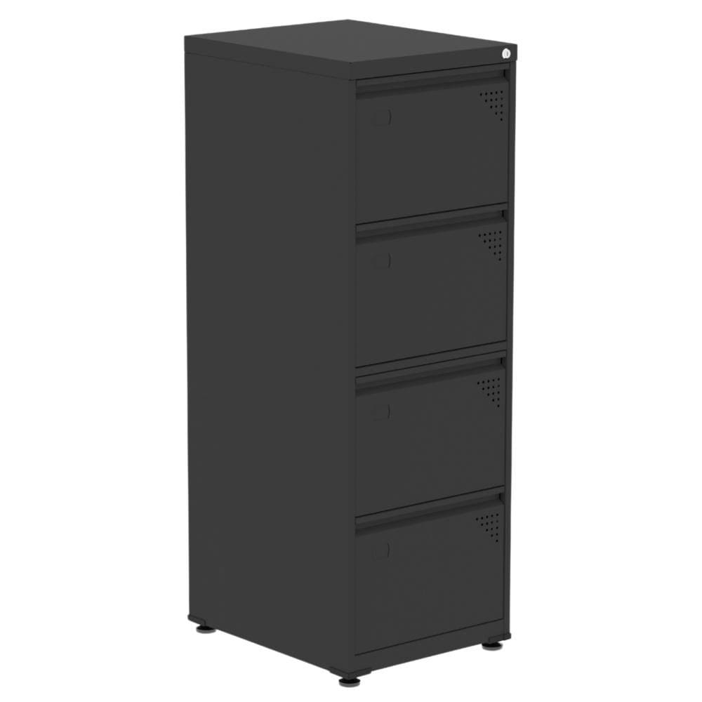 Arquivo De Aço Oficio 133X47x57 4 Gavetas Preto - Pandin