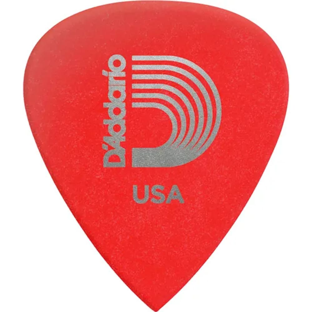 Pacote c/10 Palhetas Extra Leve Duralin Vermelha D`Addario