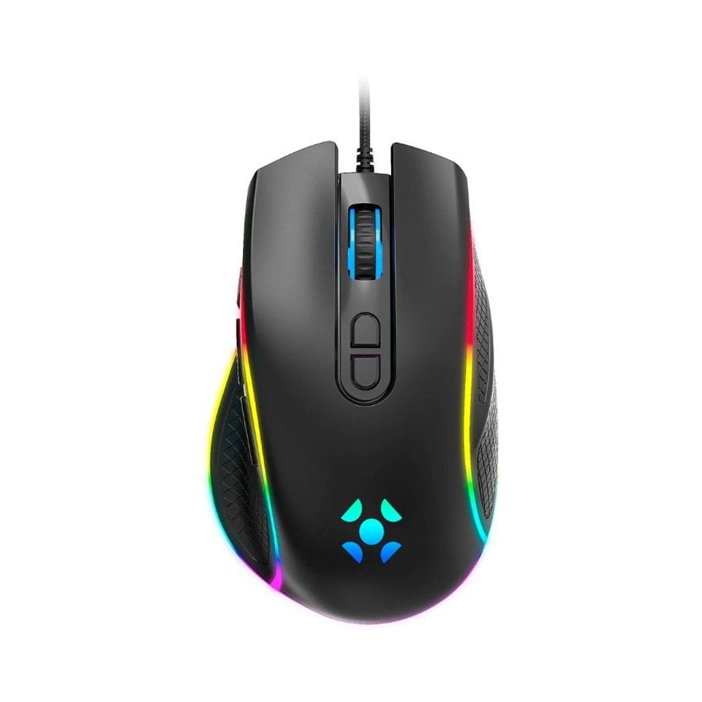 Mouse Gamer Fortrek Cruiser New Edition 12000 Dpi RGB Preto