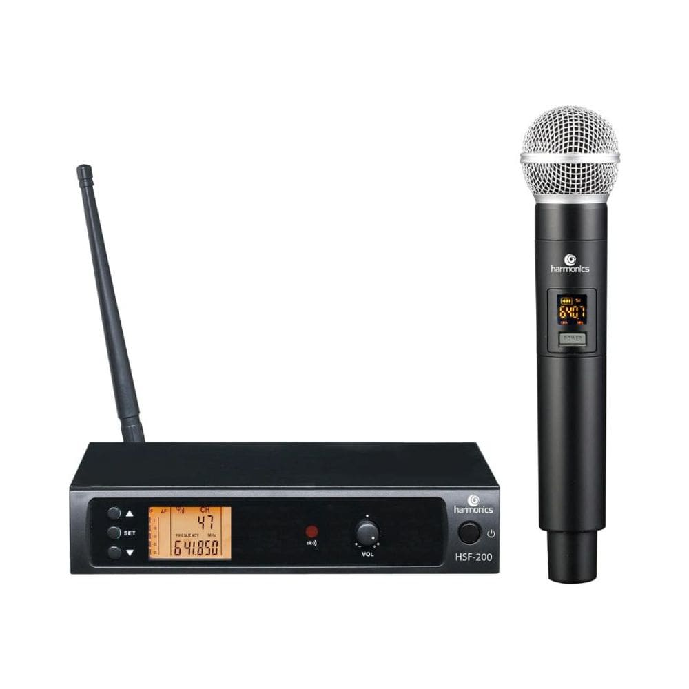 Microfone Sem Fio Harmonics HSF-200 Simples
