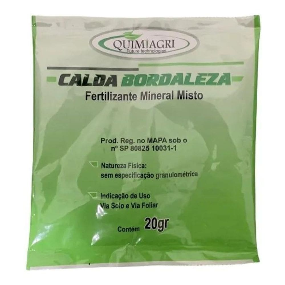 2X Calda Bordaleza Pronta 20Gr Hidroponia Controle Fungos