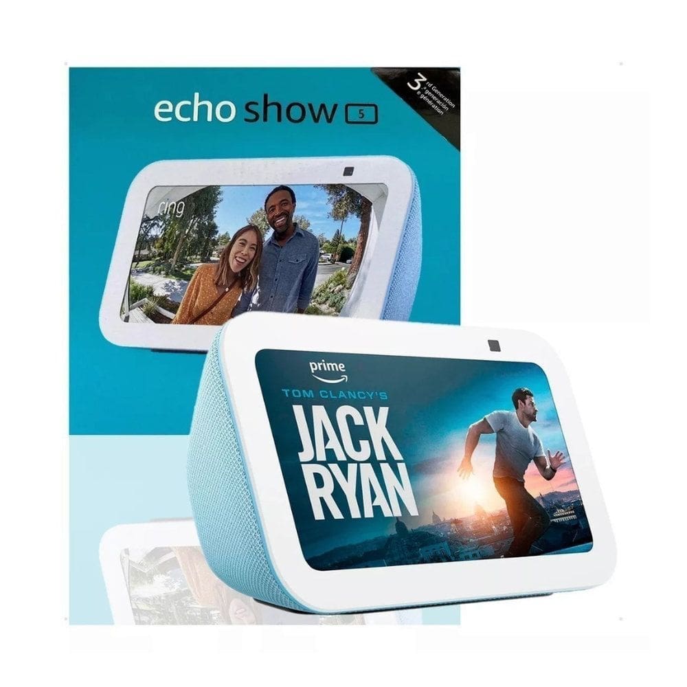 Amazon Echo Show 5 - 3ª Geração Smart Display 5.5” Alexa, Câmera 2MP, Wi-Fi - Branco