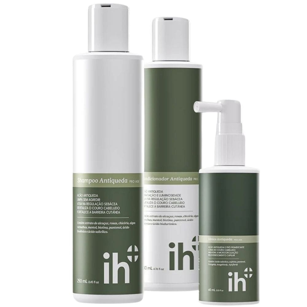 Kit Linha Completa Antiqueda Imunehair Shampoo 250ml Condicionador 200ml e Tônico 60ml