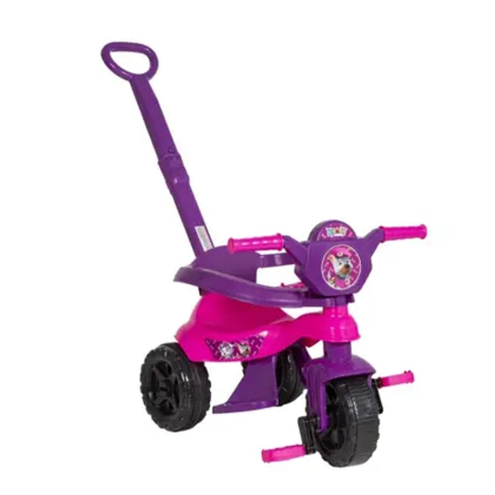 Triciclo de Passeio e Pedal Infantil Kemotoca 3 Em 1 Baby Dog Kendy