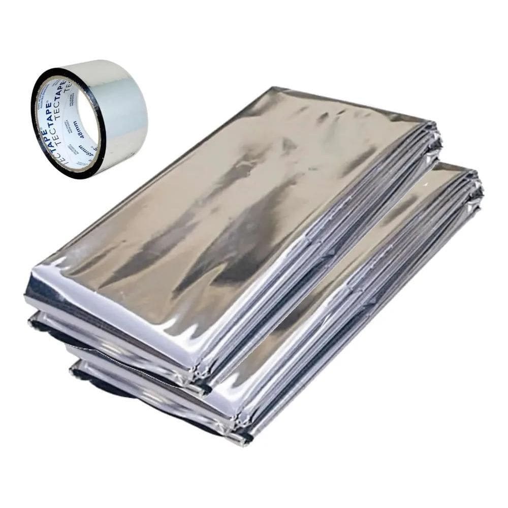 2X Isolante Térmico Reflexivo Grow Mylar Indoor Led 2,10X1,4